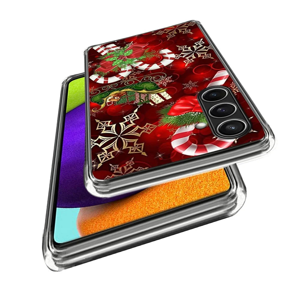 For Samsung Galaxy S25+ Case Christmas Pattern Printing Soft TPU Phone Cover - Style A - 2
