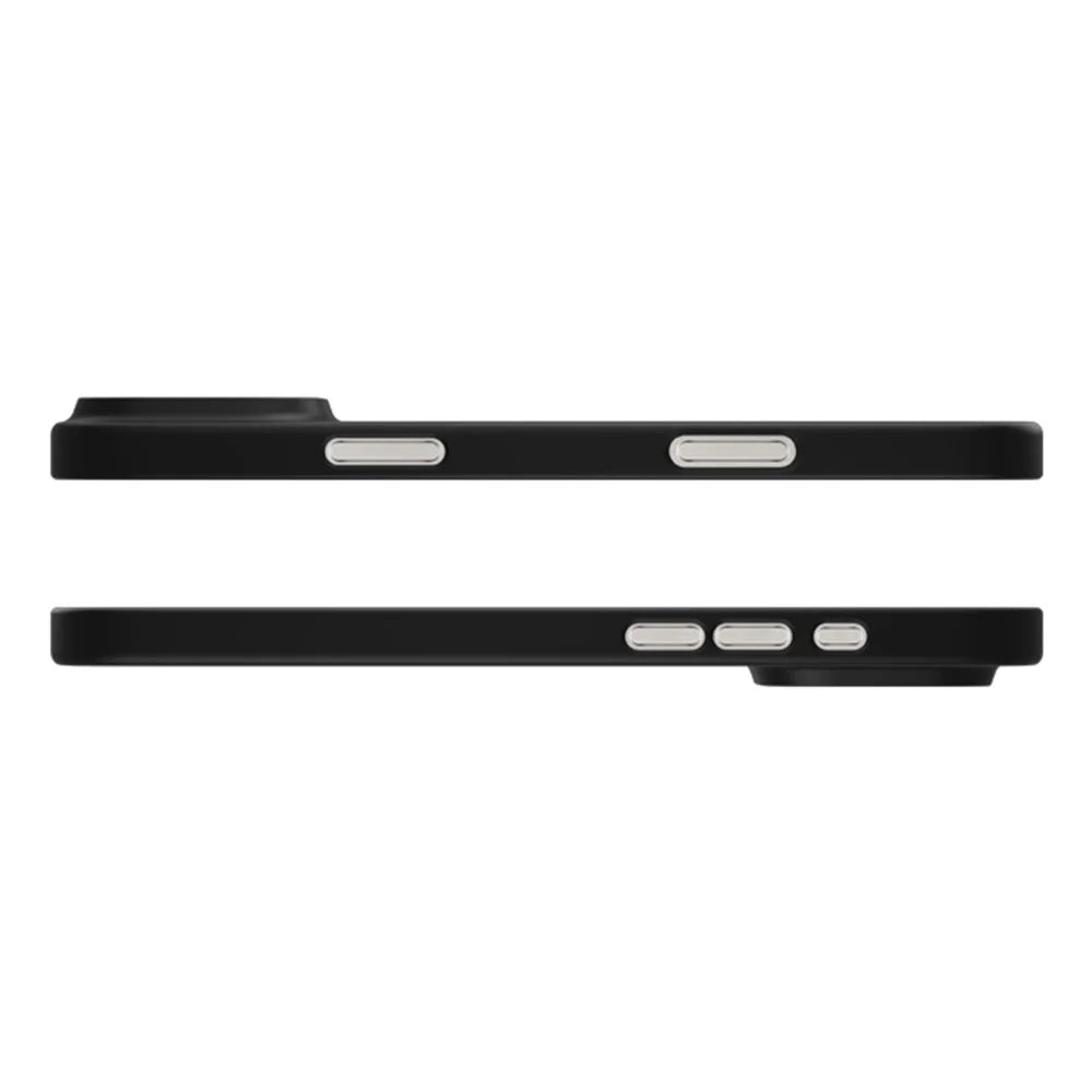 KZDOO Air Skin Series for iPhone 16 Case Frosted Back Ultra Thin PP Phone Cover - Black - 2