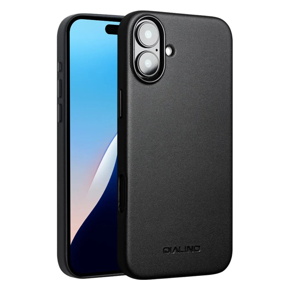 QIALINO For iPhone 16 Plus Case PC+Silicone Phone Cover Compatible with MagSafe - 1