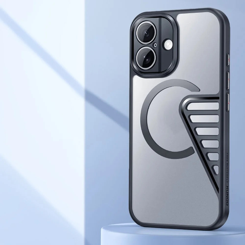XUNDD XDD-0007 For iPhone 16 Case Compatible with MagSafe TPU+PC Matte Phone Cover - 4