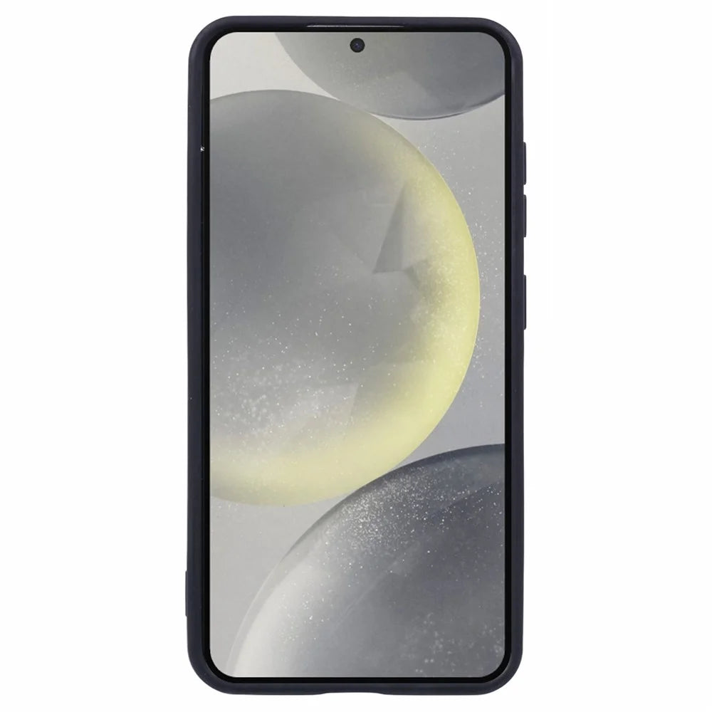 For Samsung Galaxy S24 Magnetic Case Shockproof PC+TPU Clear Phone Cover - Black - 2