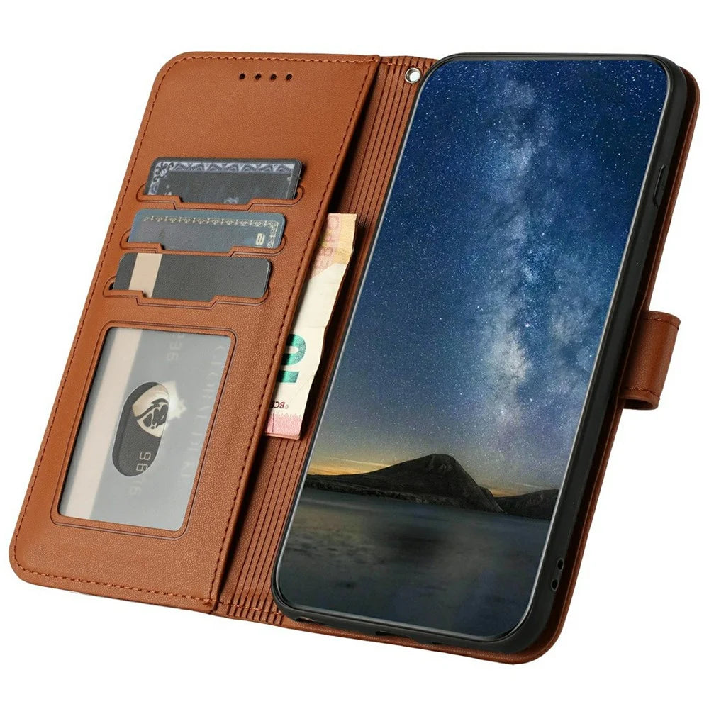 For Infinix Hot 50 5G Phone Cases Mandala Flower Leather Wallet Mobile Cover with Strap - Coffee - 2