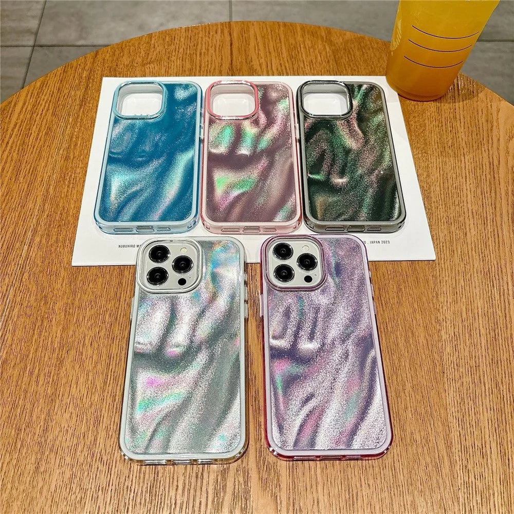 For iPhone 16 Pro Case Quicksand Glitter TPU+PC Shockproof Phone Cover - Pink - 7