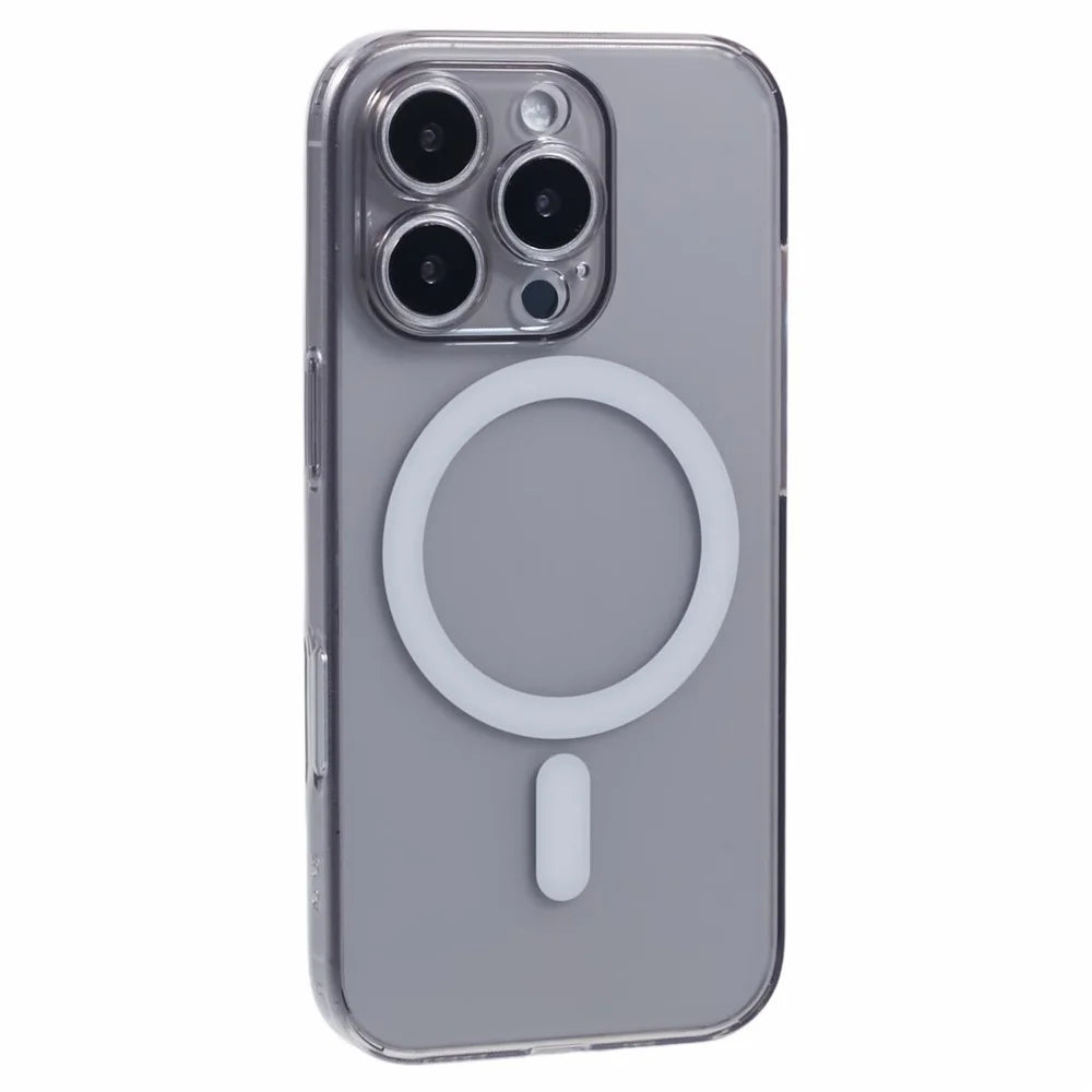 JAUCASE For iPhone 16 Pro Max Case Matte Anti-Fingerprint Back Cover Compatible with MagSafe - Black - 1