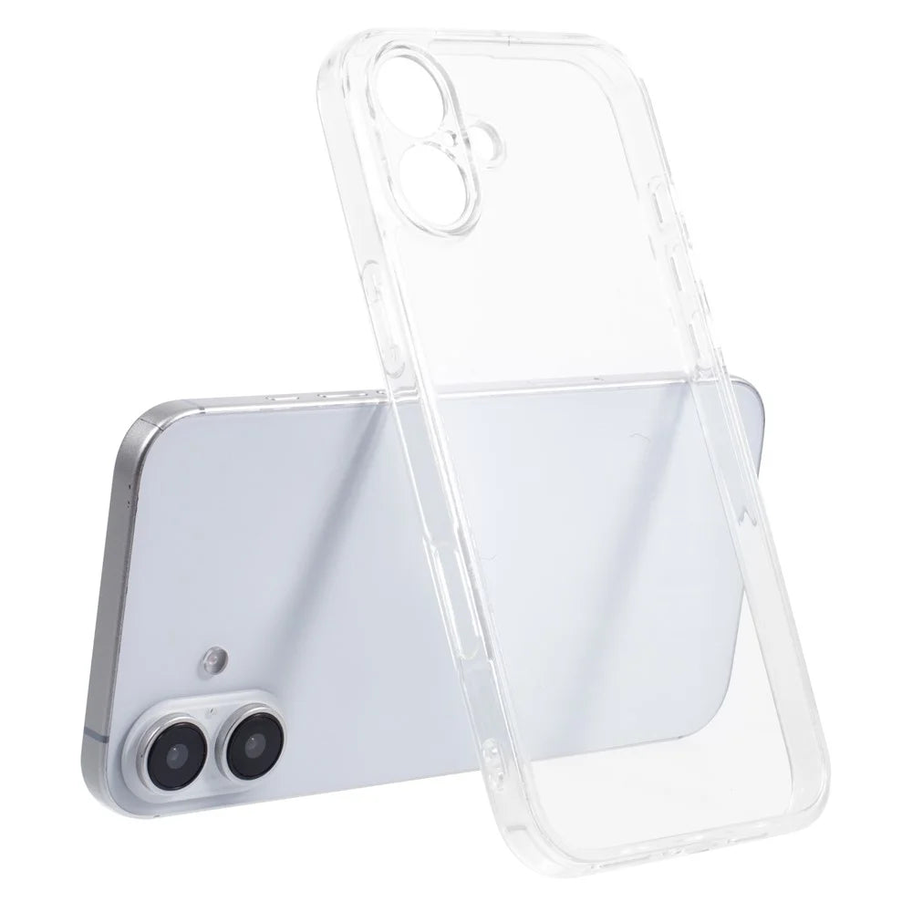 Bulk Purchasing For iPhone 16 Plus Clear Phone Case 1.5mm Shockproof TPU + Acrylic Back Cover - 1