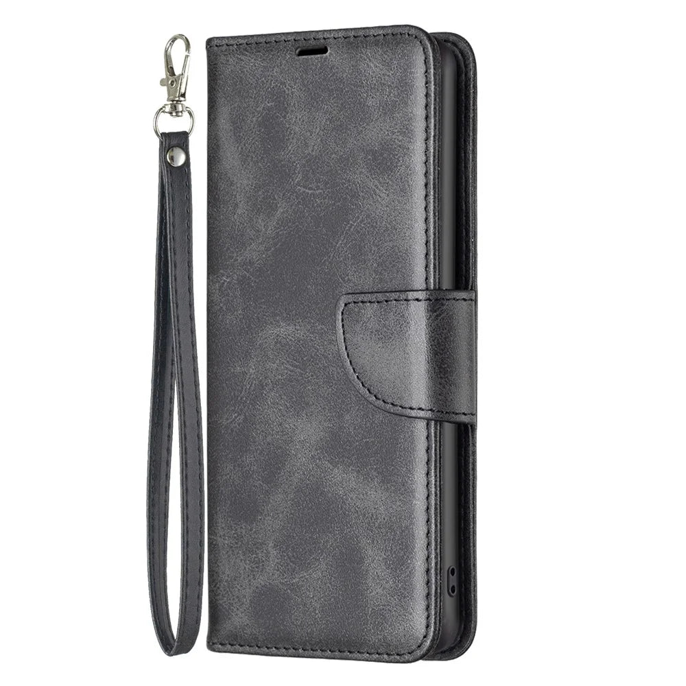 For Samsung Galaxy A36 5G Case Shockproof PU Leather Cover with Wallet Card Slots - Black - 4