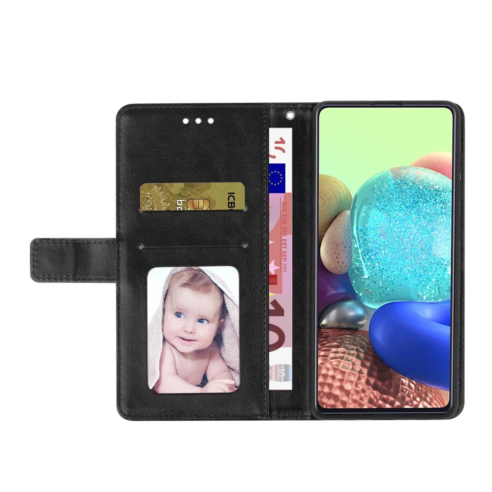 For Samsung Galaxy S25 Case with Wrist Strap Y Shaped Lines Imprint Leather Phone Cover - Black - 2