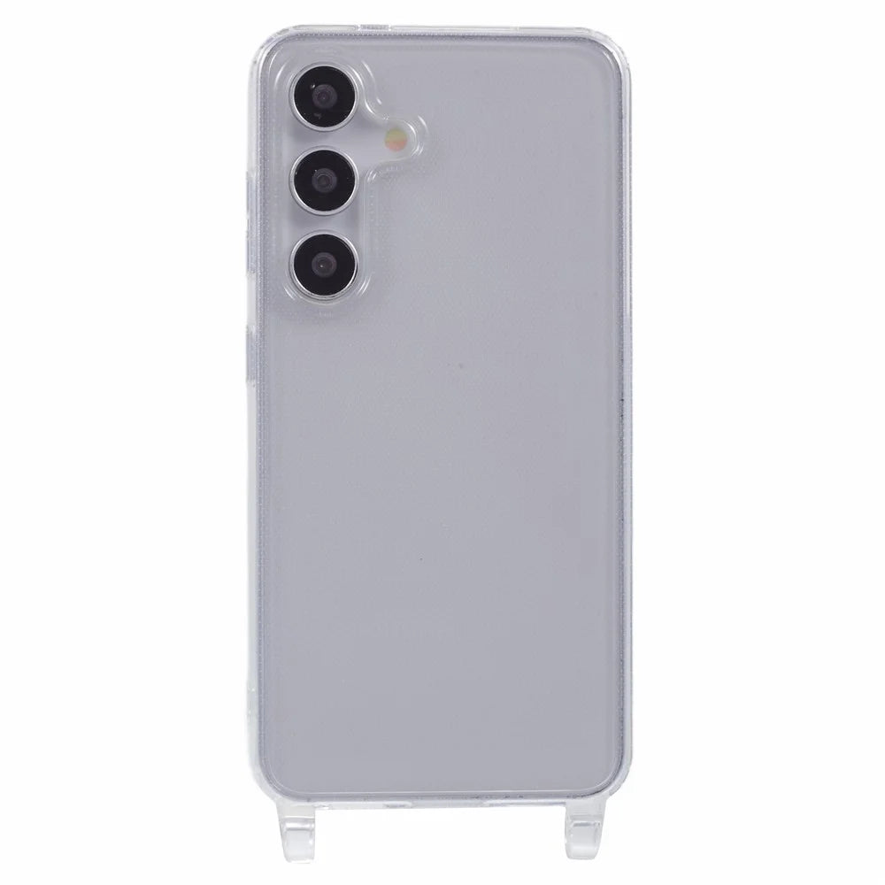 For Samsung Galaxy A25 5G (Global) (161.0 x 76.5 x 8.3mm) Case TPU 1.8mm Clear Phone Cover with Lanyard Holes - 3