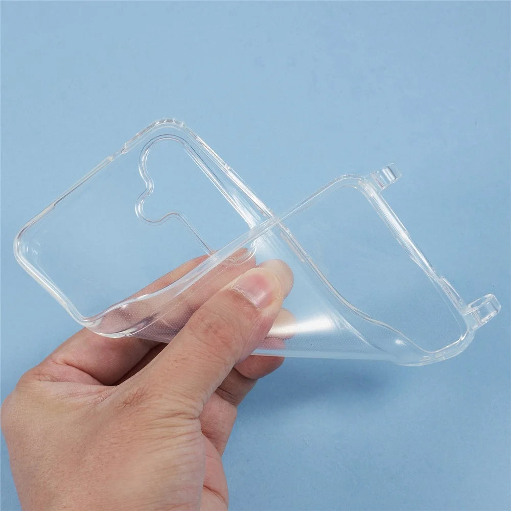 For Samsung Galaxy A25 5G (Global) (161.0 x 76.5 x 8.3mm) Case TPU 1.8mm Clear Phone Cover with Lanyard Holes - 7