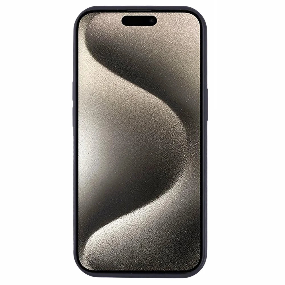For iPhone 15 Plus Magnetic Case Forged Texture Aramid Fiber+TPU Anti-Slip Phone Cover - Green - 2
