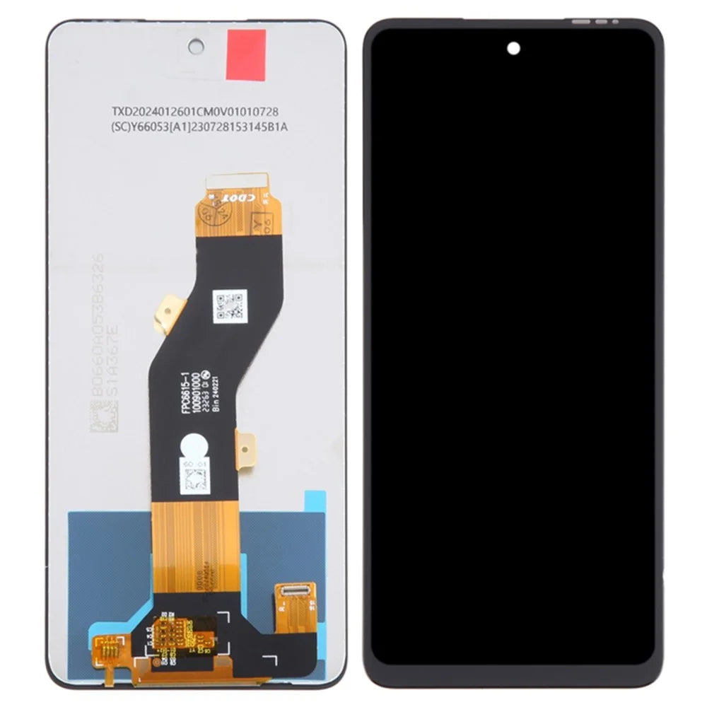 For itel P55 A666L, A666LN Grade C LCD Screen and Digitizer Assembly Replacement Part (Without Logo) - 1