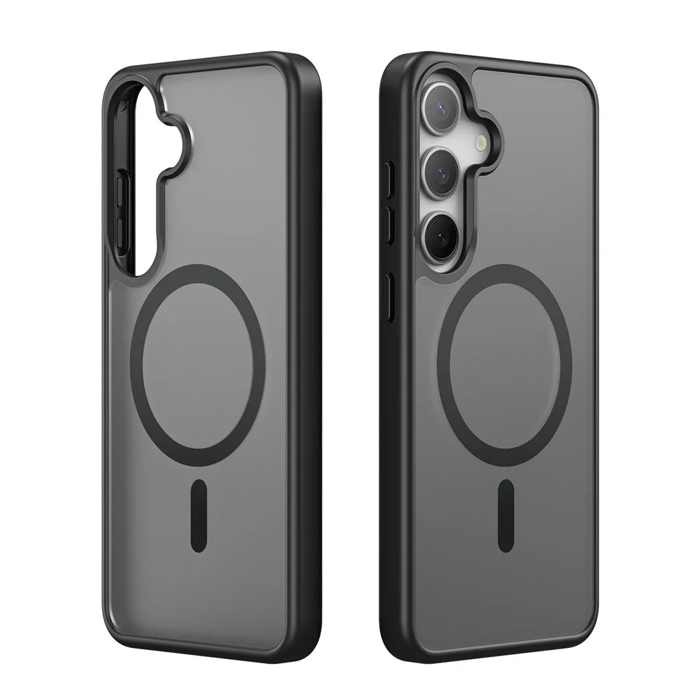 DUX DUCIS For Samsung Galaxy S25 Case  Yind Series PC+TPU Phone Cover Magnetic Case - Black - 2