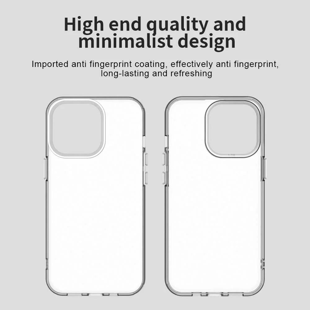 For iPhone 14 Pro Case PC+TPU+PET Matte Anti-Drop Phone Back Cover - White - 7