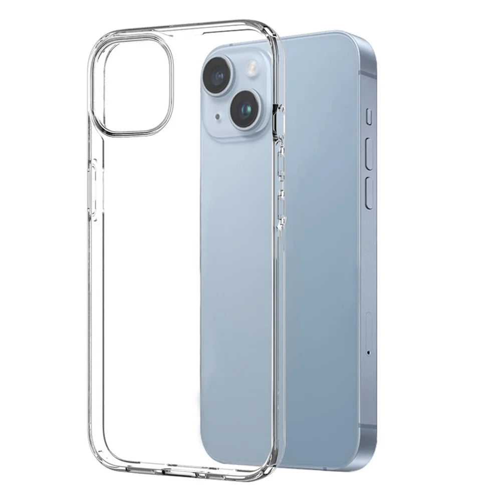 NORTHJO TPU Phone Case for iPhone 14 Anti-Fall Ultra Clear 3 in 1 Protective Case with Tempered Glass Screen Protector / Camera Lens Cover - 2