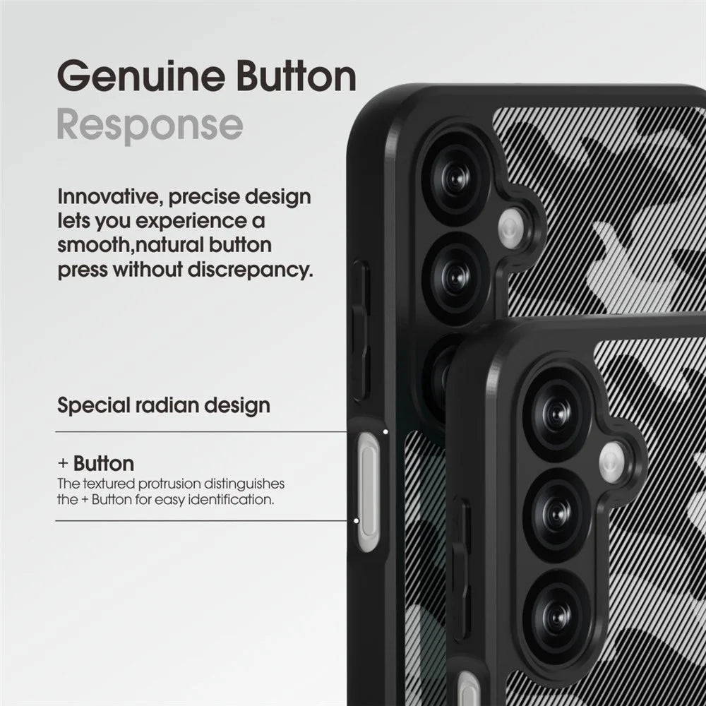 IBMRS For Samsung Galaxy A16 5G / 4G Case TPU + PC Heavy Duty Shockproof Phone Cover Camera Protection - Artistic Camouflage - 3