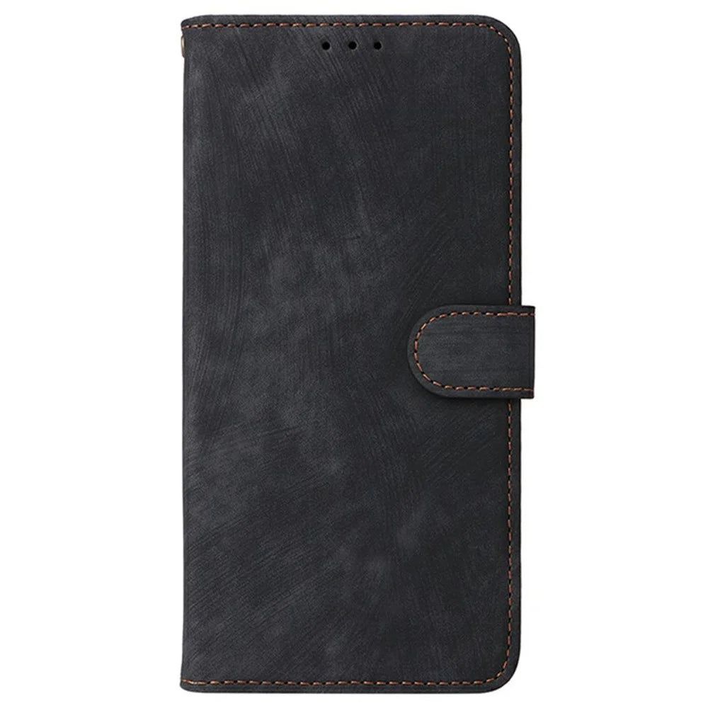 For TECNO Spark 30 Pro 4G KL7 Wallet Phone Case RFID Blocking PU Leather Flip Cover Stand View - Black - 7