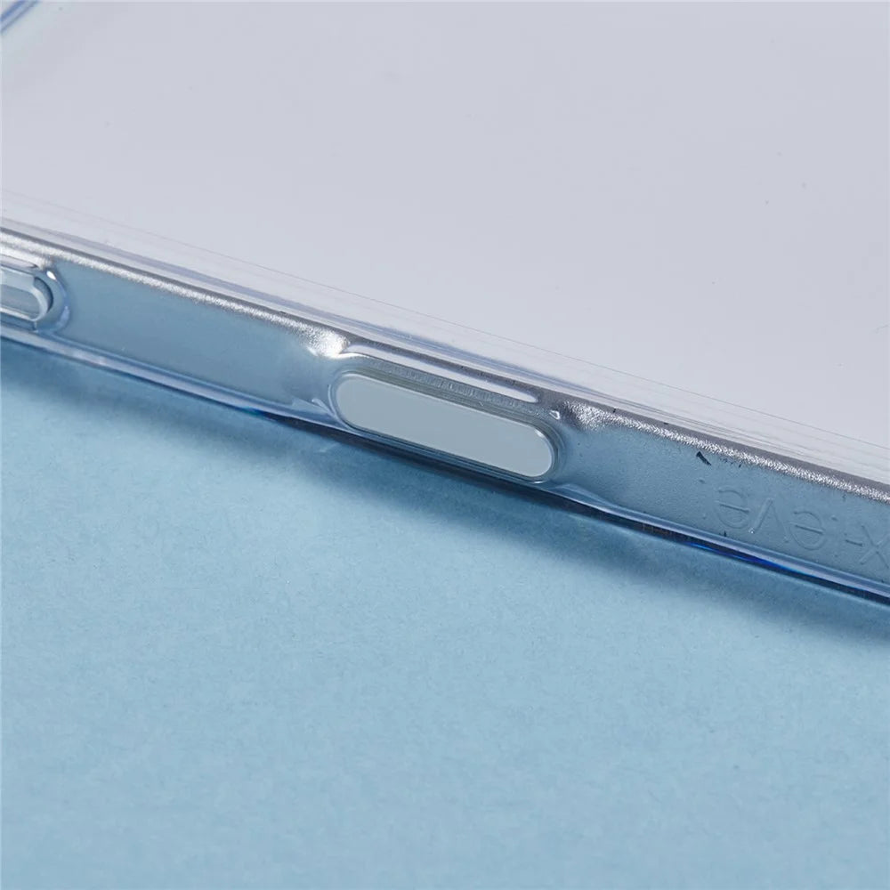 X-LEVEL For iPhone 16 Pro Phone Case TPU+PC Clear Back Cover with Camera Control Button - 6