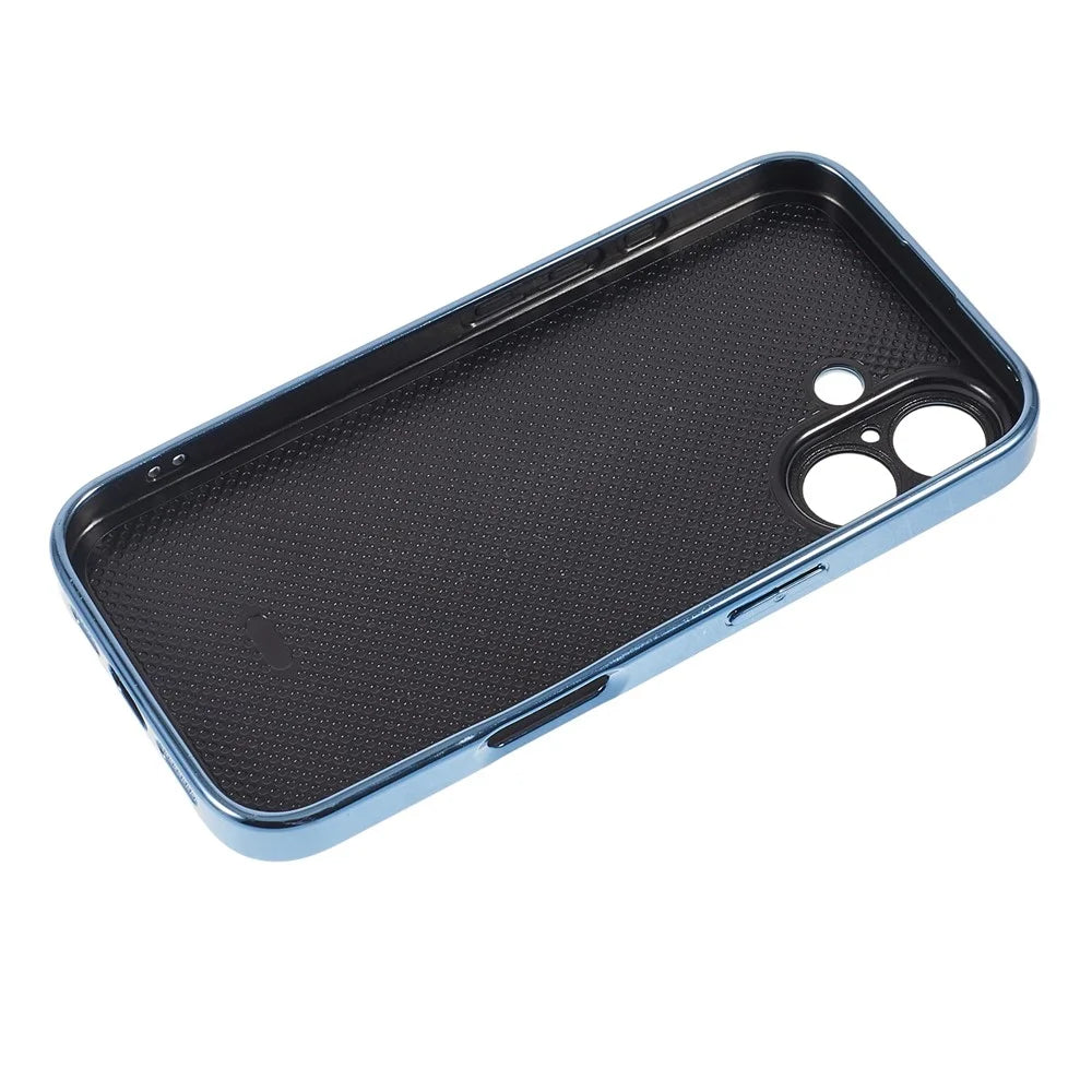 For iPhone 16 Plus Colorful Phone Case Ultra Slim Dropproof Hard PC Back Cover - Sky Blue - 4