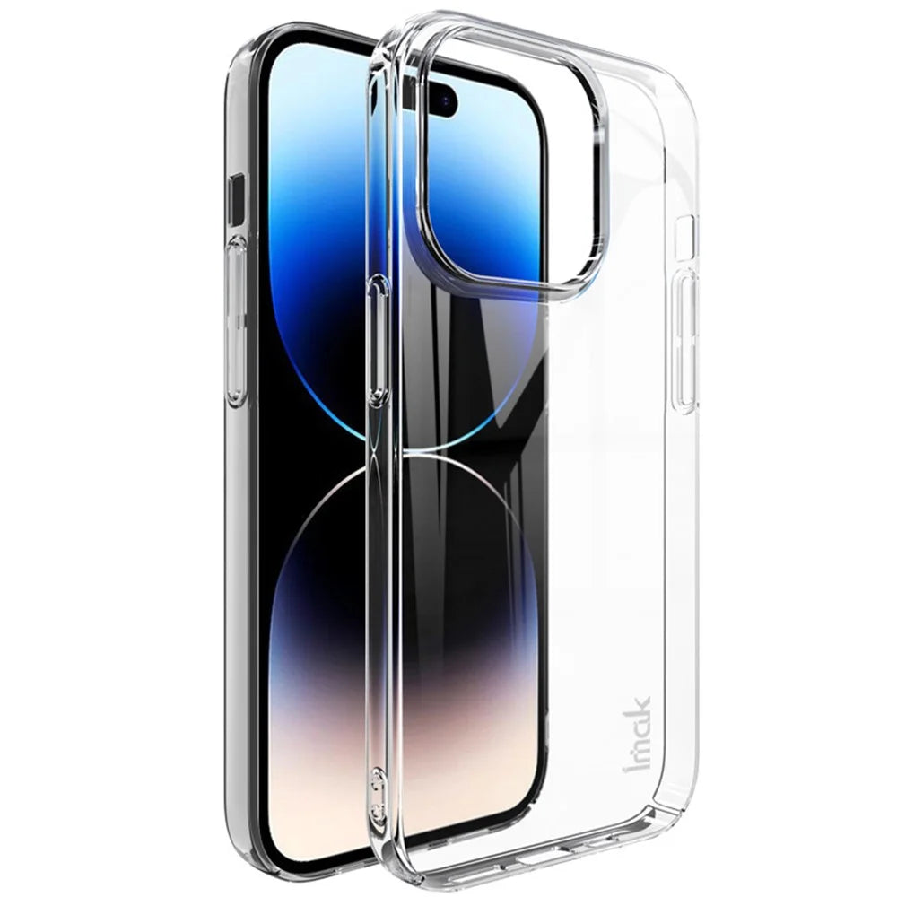 IMAK Air II Pro Anti-Fall Phone Case for iPhone 14 Pro Ultra Clear Shockproof Cover Hard PC Phone Case - 1