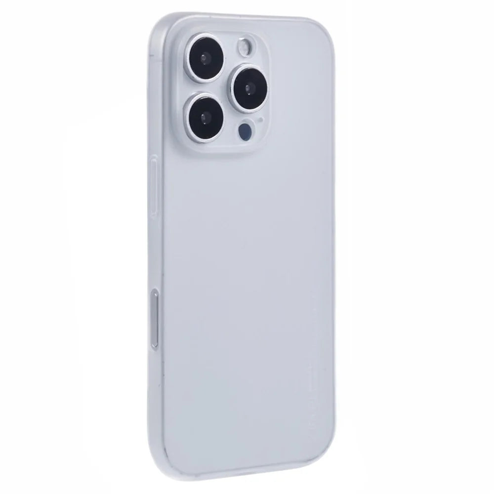X-LEVEL For iPhone 16 Pro Max Case Hard PP Matte Phone Cover 0.18mm Ultra-Thin - Transparent - 1