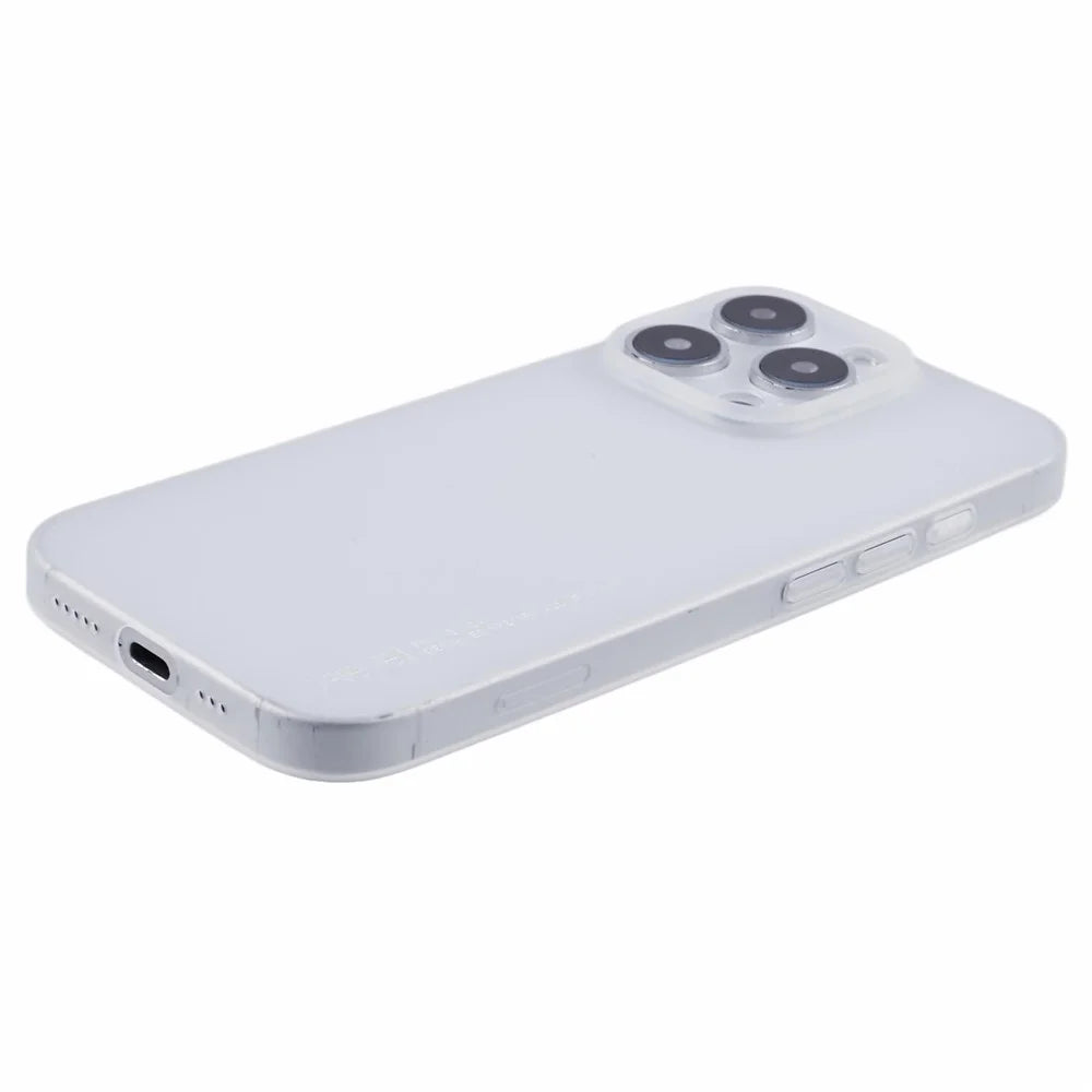 X-LEVEL For iPhone 16 Pro Max Case Hard PP Matte Phone Cover 0.18mm Ultra-Thin - Transparent - 4