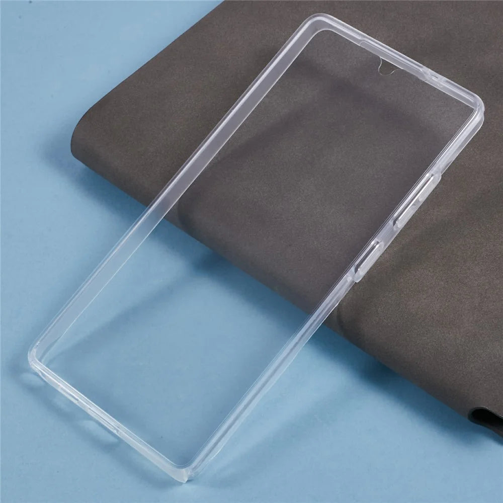 For Samsung Galaxy S25 Ultra Case TPU Frame Clear Acrylic Back Phone Cover with PET Film - 5