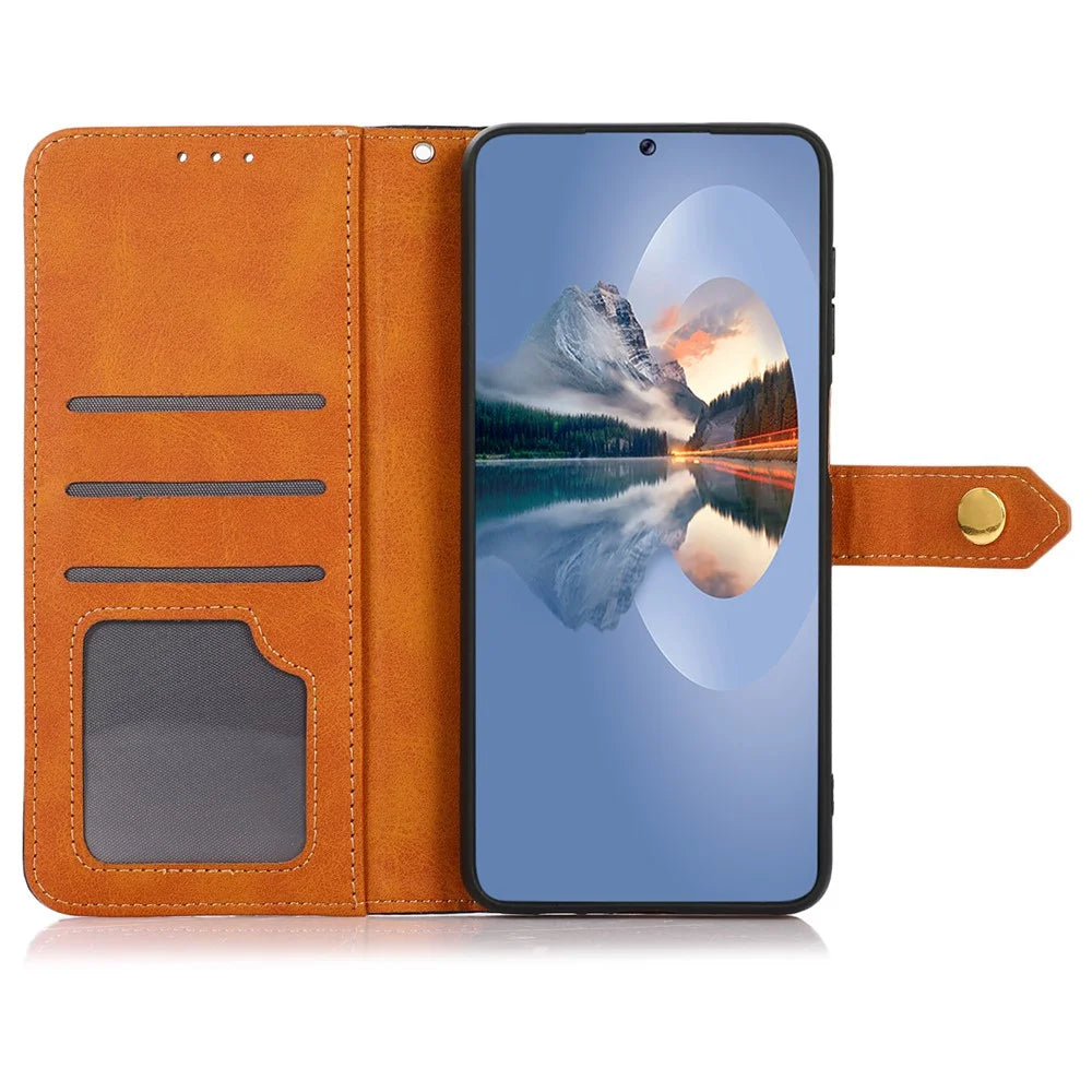 KHAZNEH For OnePlus 13 Wallet Phone Case Stand Leather Flip Cover - Blue - 2