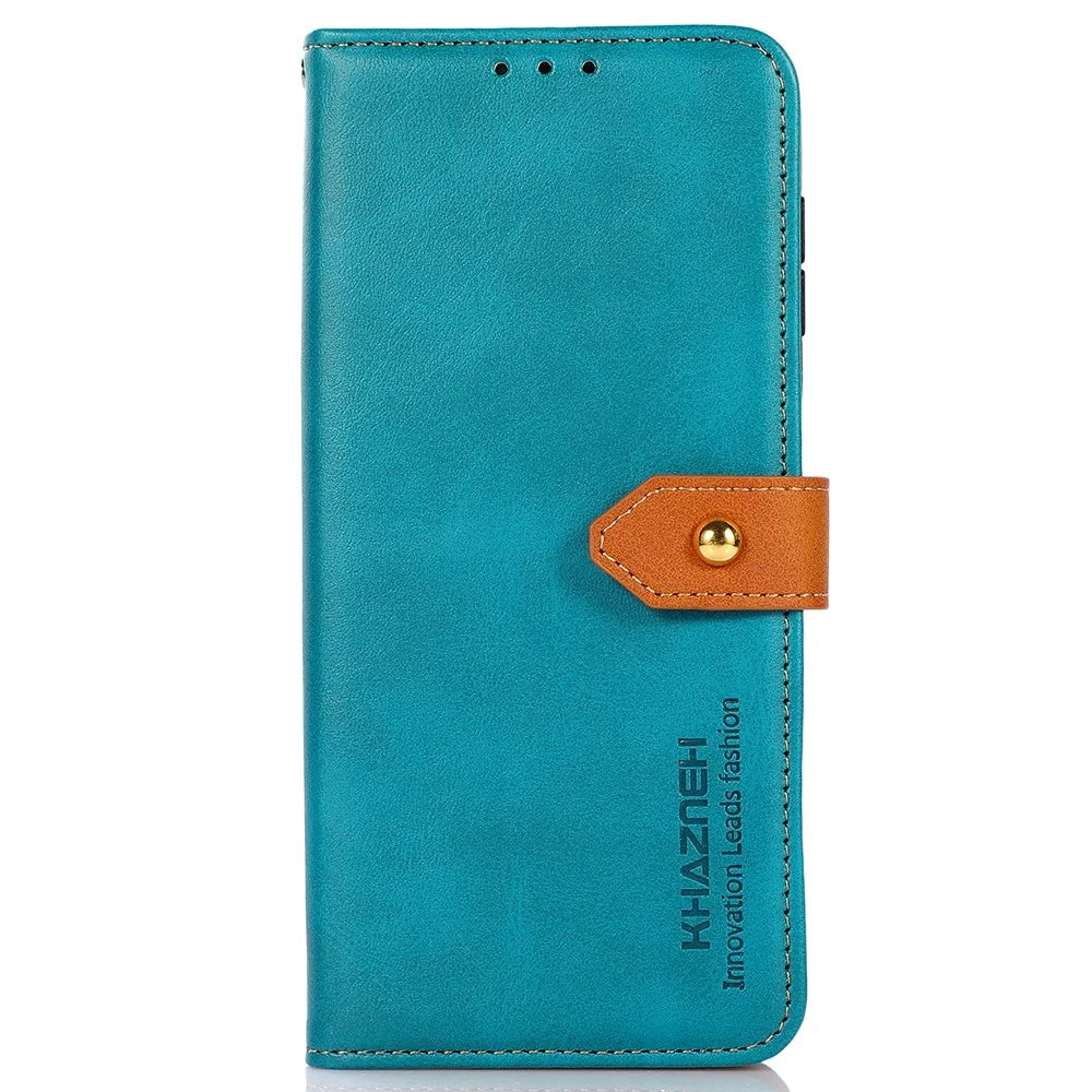 KHAZNEH For OnePlus 13 Wallet Phone Case Stand Leather Flip Cover - Blue - 6