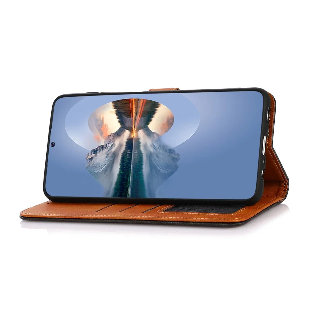 KHAZNEH For Samsung Galaxy A36 5G Wallet Phone Case Stand Leather Flip Cover - Black - 3