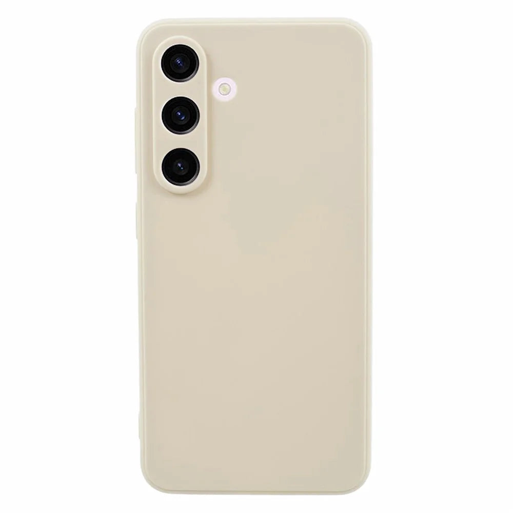 For Samsung Galaxy A36 5G Case Precise Cut-Outs Straight Edge TPU Shockproof Phone Cover - White - 1