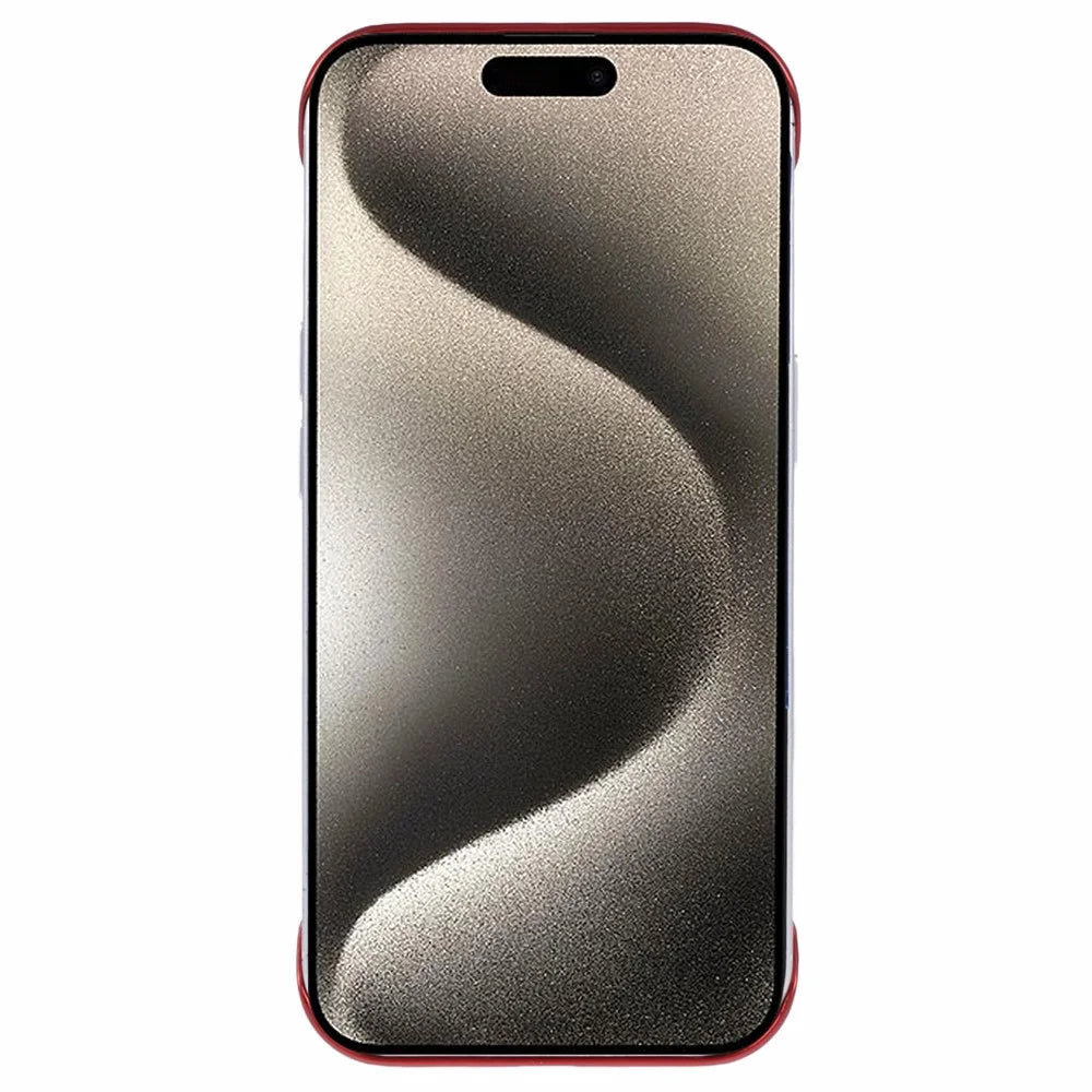 For iPhone 14 Pro Case Compatible with MagSafe Hard PC Frameless Phone Cover - Red - 2
