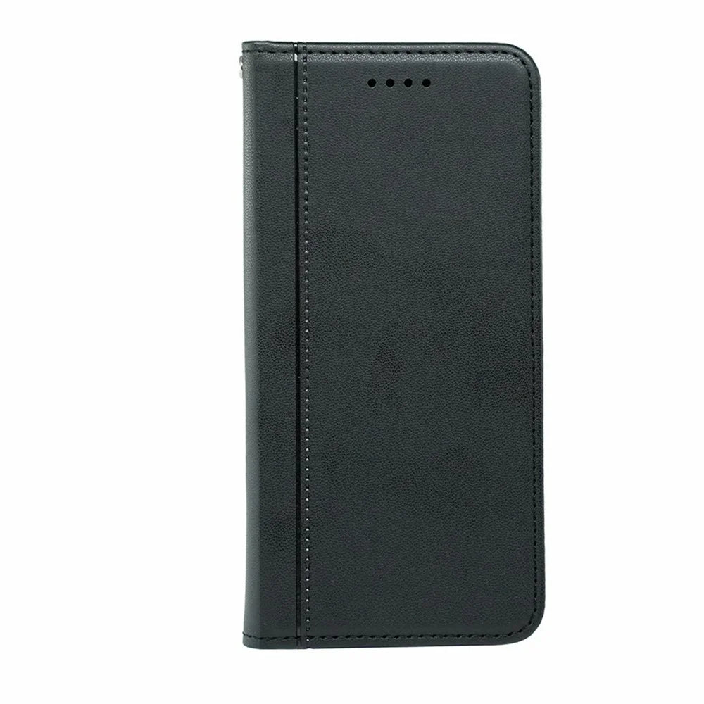 HX01 For HMD Pulse  /  Pulse+ Wallet Case Magnetic Closing PU Leather Phone Cover - Black - 6