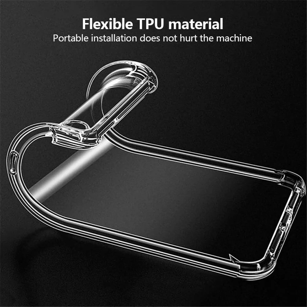 KALEBOL For Samsung Galaxy A36 5G Clear Phone Case  1.5mm TPU Shockproof Phone Cover - Transparent - 7