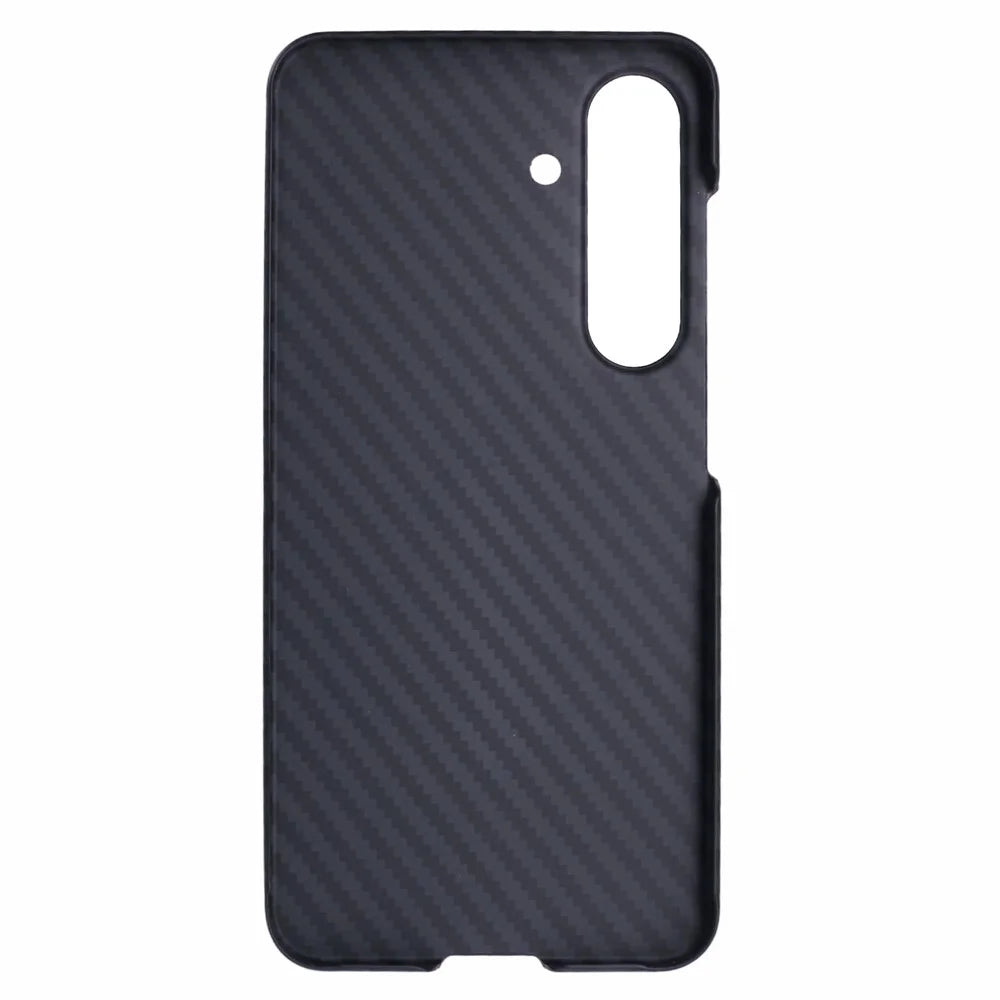 X-LEVEL For Samsung Galaxy S25 Case Camera Protection Hard PC Phone Cover Carbon Fiber Texture - 2
