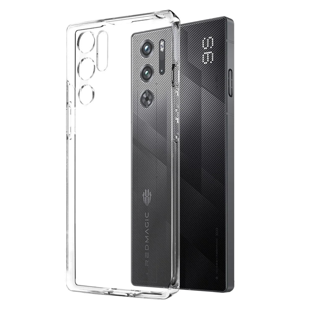 NORTHJO Clear Case For ZTE nubia Red Magic 9S Pro 5G  /  9S Pro+ 5G  /  9 Pro 5G  /  9 Pro+ 5G Soft TPU Phone Cover with Tempered Glass Screen Protector - 3