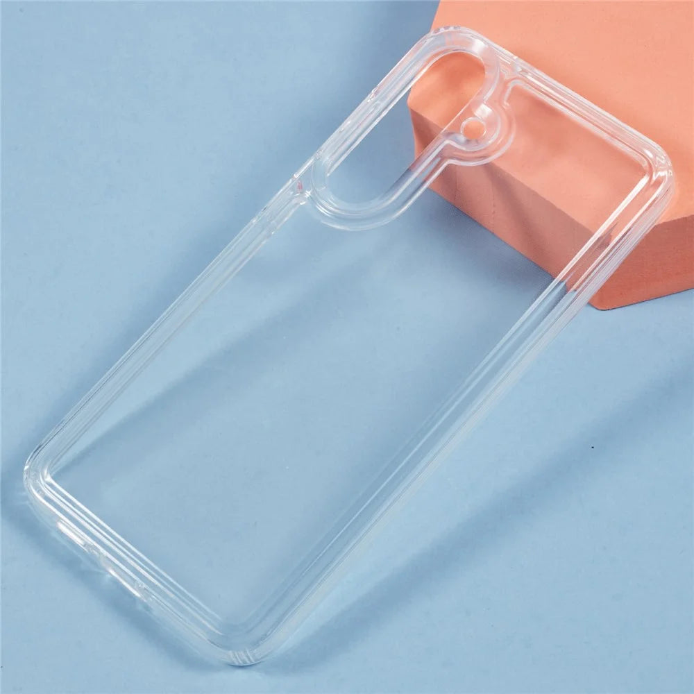 For Samsung Galaxy S24 FE Case HD Clear Soft TPU Phone Back Cover Airbag Protection - 4
