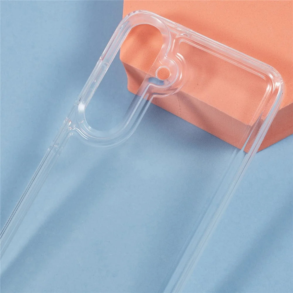 For Samsung Galaxy S24 FE Case HD Clear Soft TPU Phone Back Cover Airbag Protection - 5