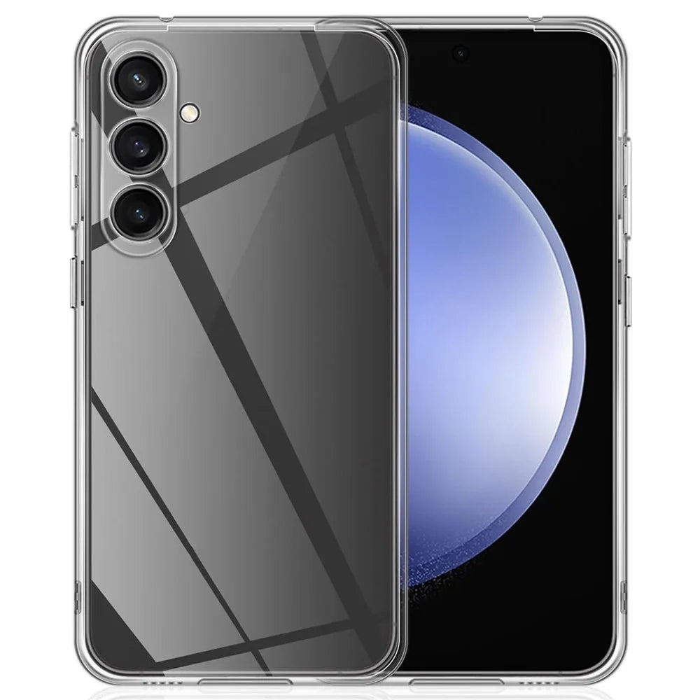 For Samsung Galaxy A36 5G Case Anti-Fingerprint Crystal Clear TPU Phone Cover - 1