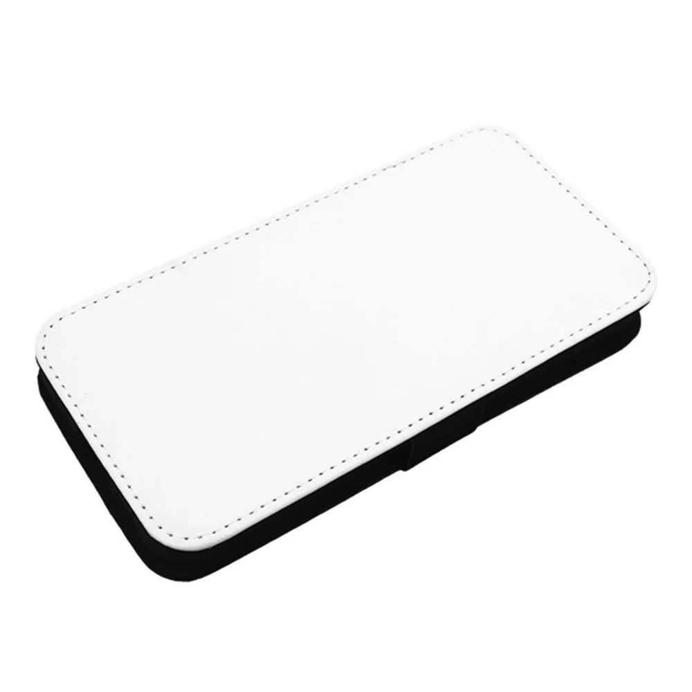 For Samsung Galaxy S25 Case PU Leather Sublimation Blank Smart Phone Cover with Card Holder - 7