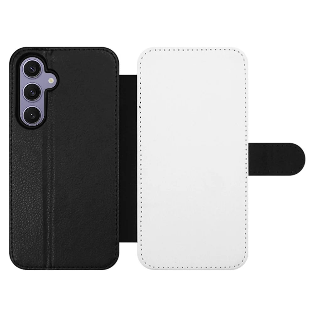For Samsung Galaxy A16 5G / A16 4G Case PU Leather Sublimation Blank Smart Phone Cover with Card Holder - 1