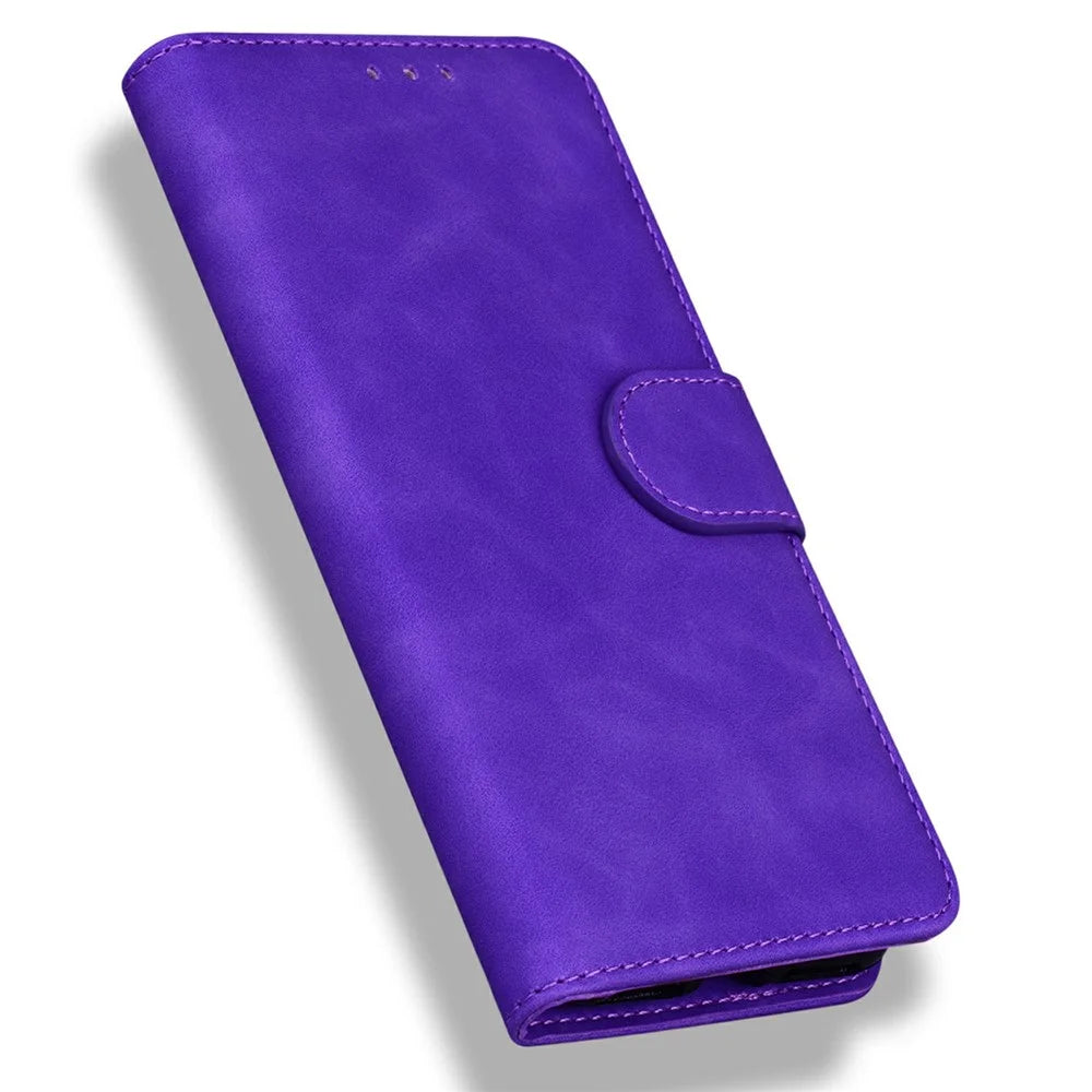 For Samsung Galaxy A18 5G / A17 5G / A17 4G / A26 5G Case Solid Color Leather Wallet Phone Cover - Purple - 5