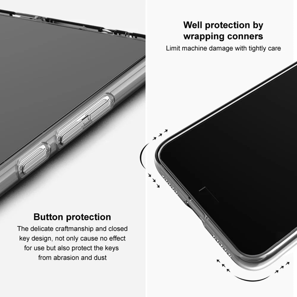 IMAK UX-5 Series Phone Cover for Samsung Galaxy A56 5G Clear Case Shockproof TPU Slim Phone Back Cover - 6