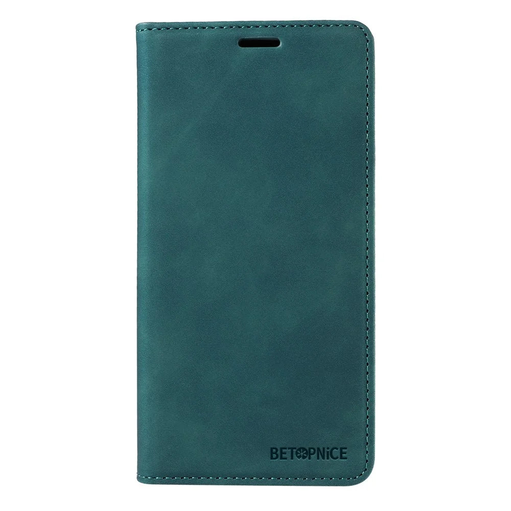 BETOPNICE 003 For vivo Y29 5G / Y19s 4G Wallet Case Leather Phone Cover with Stand - Green - 7