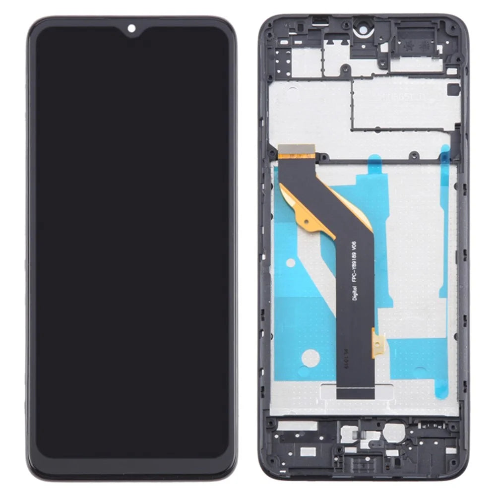 For TCL 405 T506D OEM Grade S LCD Screen and Digitizer Assembly + Frame (Without Logo) - 1
