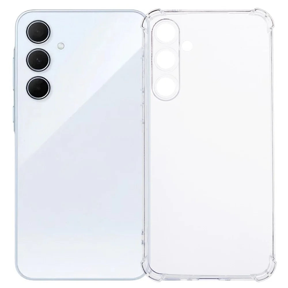 For Samsung Galaxy A26 5G Phone Case Reinforced Four Corner Anti-Drop Clear TPU Cover - 1
