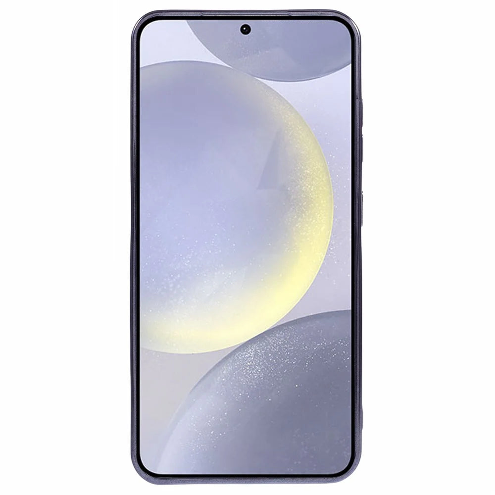 For Samsung Galaxy S24+ Magnetic Case Electroplated TPU Phone Cover with Lens Film - Black - 2
