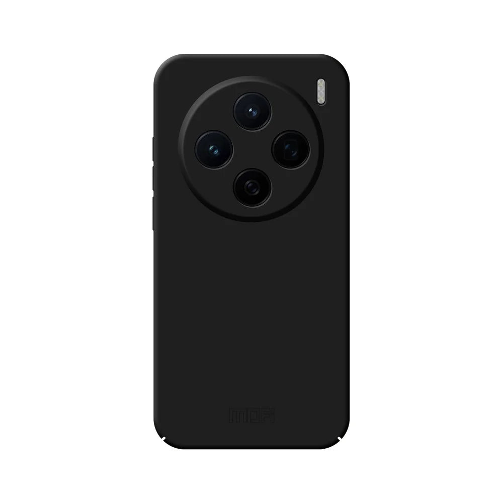 MOFI For vivo X200 5G  JK Qin Series Skin-Touch Matte Phone Case Acrylic+TPU Shockproof Cover - Black - 1