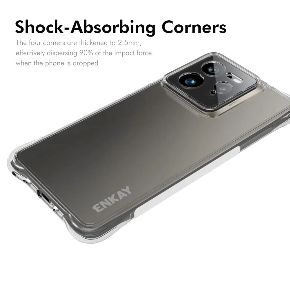 ENKAY HAT PRINCE For Realme GT 7 Pro 5G Clear Phone Case   Shockproof Anti-Slip TPU Cover - Transparent - 2