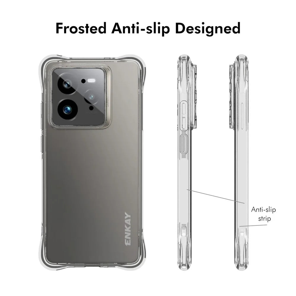 ENKAY HAT PRINCE For Realme GT 7 Pro 5G Clear Phone Case   Shockproof Anti-Slip TPU Cover - Transparent - 4