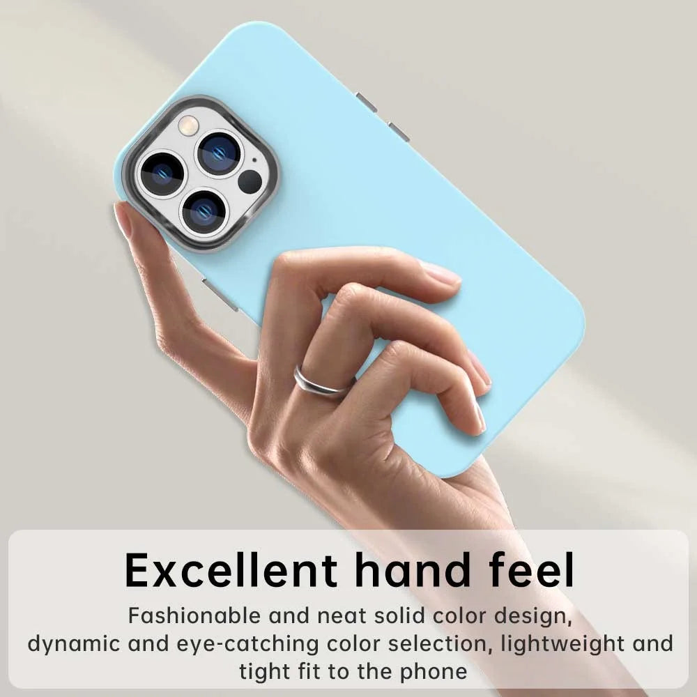 For iPhone 12 / 12 Pro Case TPU + TPE Anti Drop Protection Phone Cover - Blue - 5